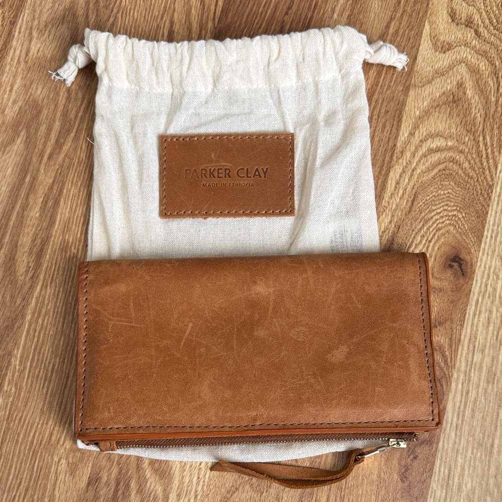 Parker Clay Brown Leather Wallet